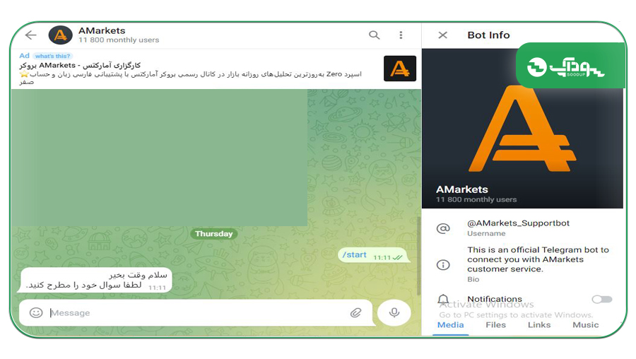 پشتیبانی آمارکتس سودآپ