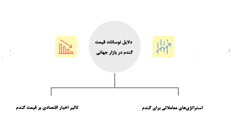 دلایل نوسانات قیمت گندم در بازار جهانی