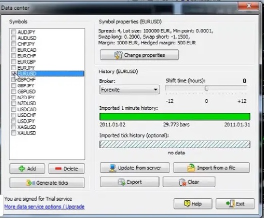 Import from a file