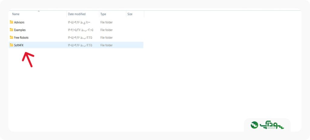 پوشه soft4fx در متاتریدر