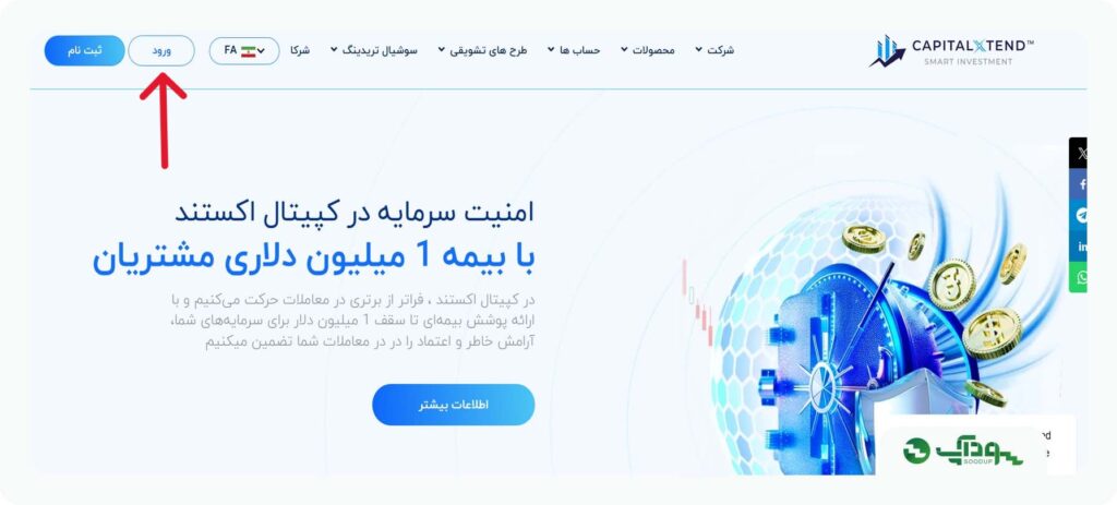 بروکر کپیتال اکستند CapitalXtend سودآپ