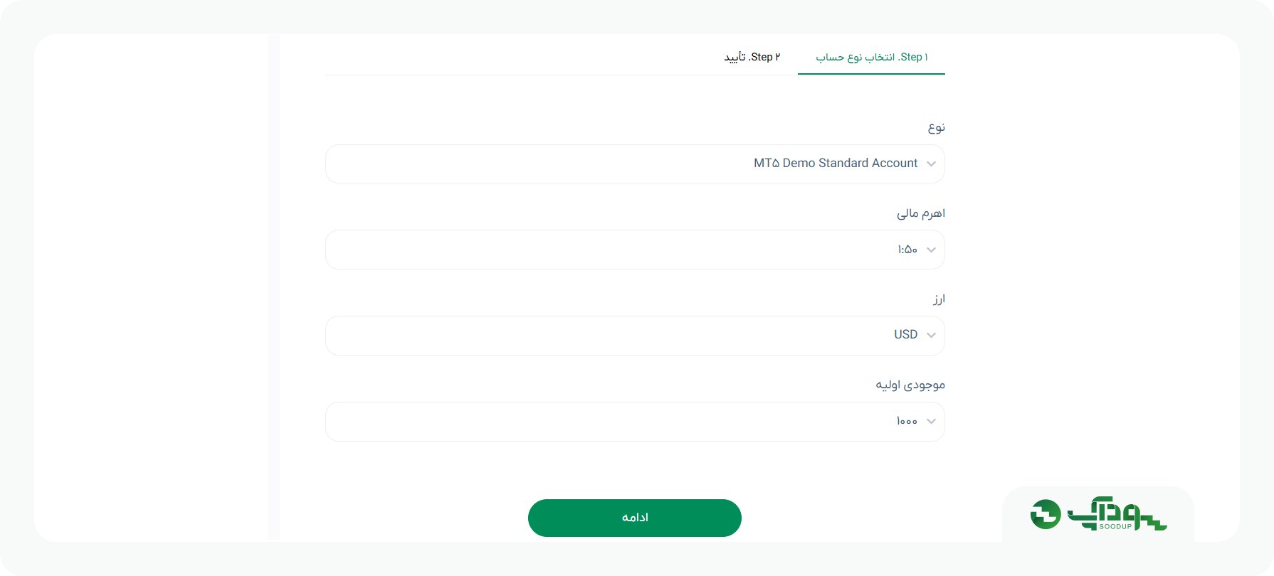 انتخاب لوریج در بروکر ویتاورس