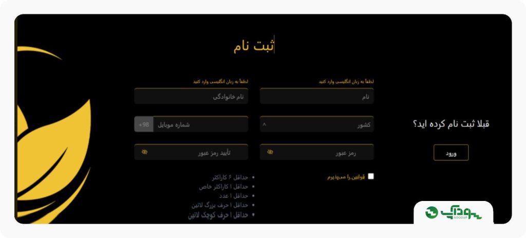 بروکر آرون گروپس (aron groups) سودآپ