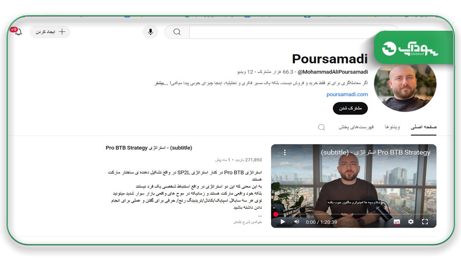 بهترین آموزش ترید در یوتیوب سودآپ