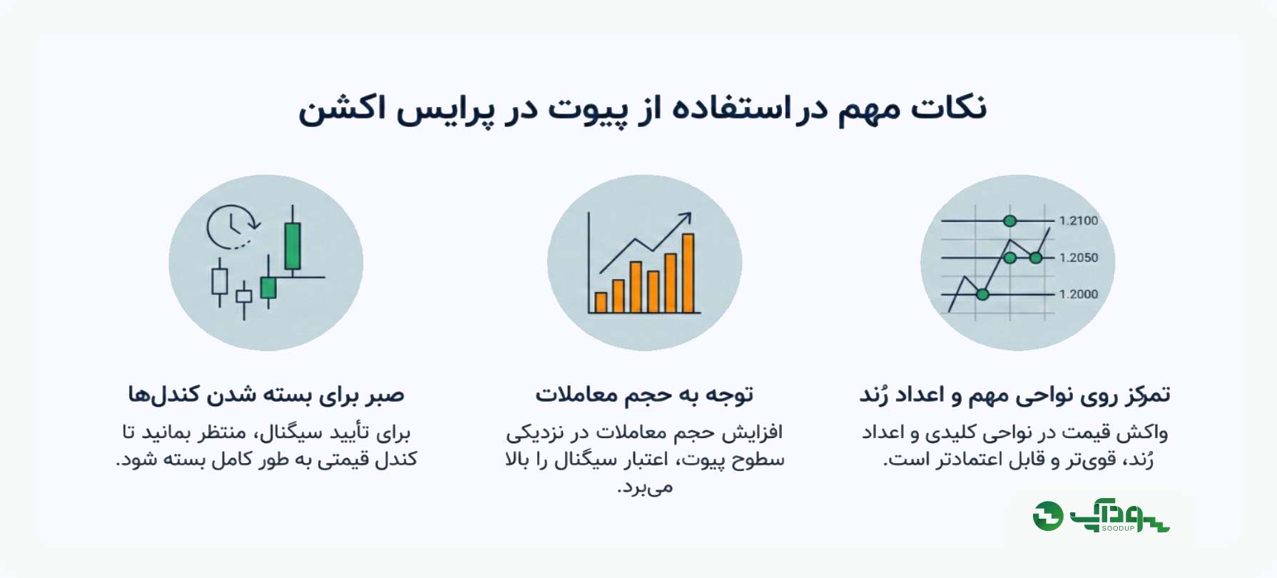 نکات مهم در استفاده از پیوت در پرایس اکشن