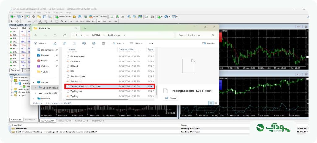 Install all FMS indicators