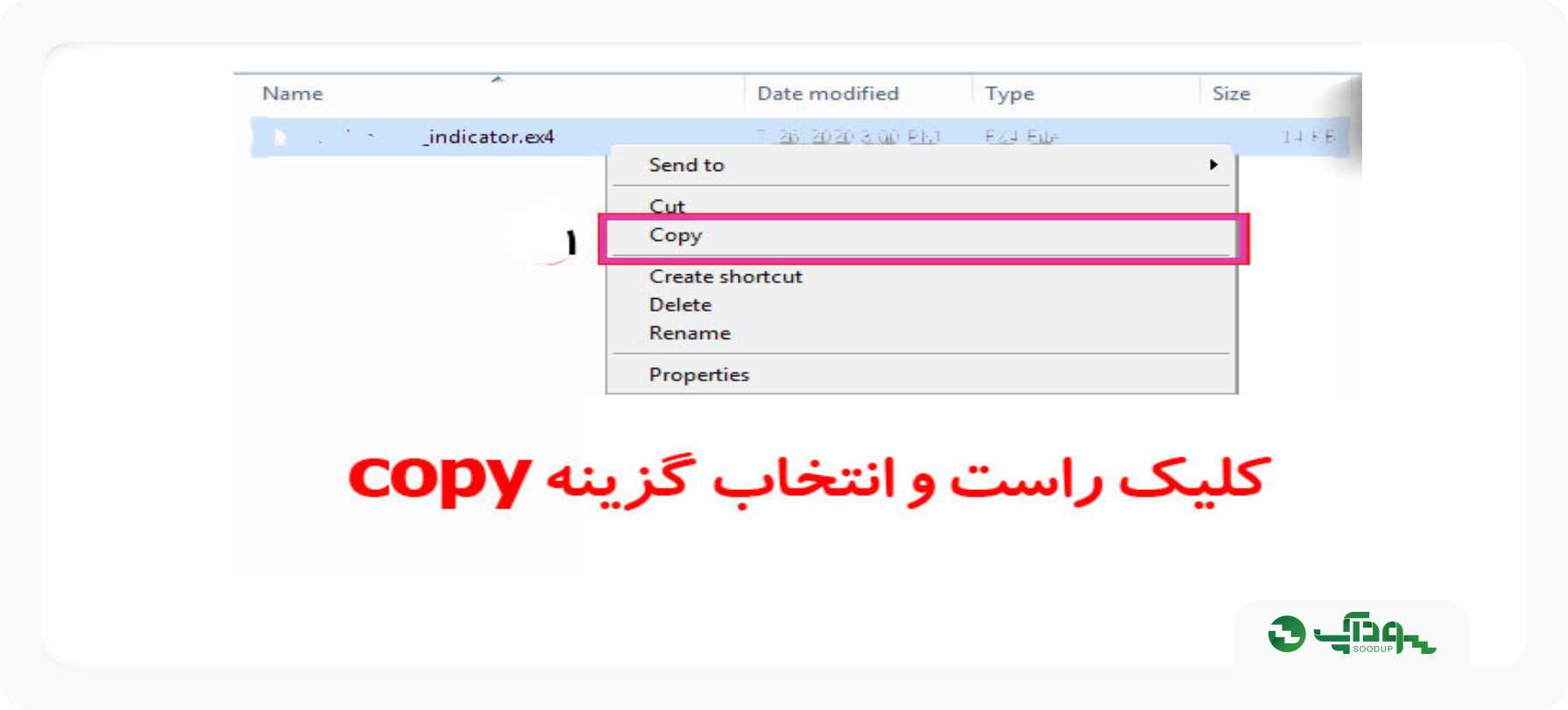 نحوه نصب اندیکاتور در متاتریدر 4