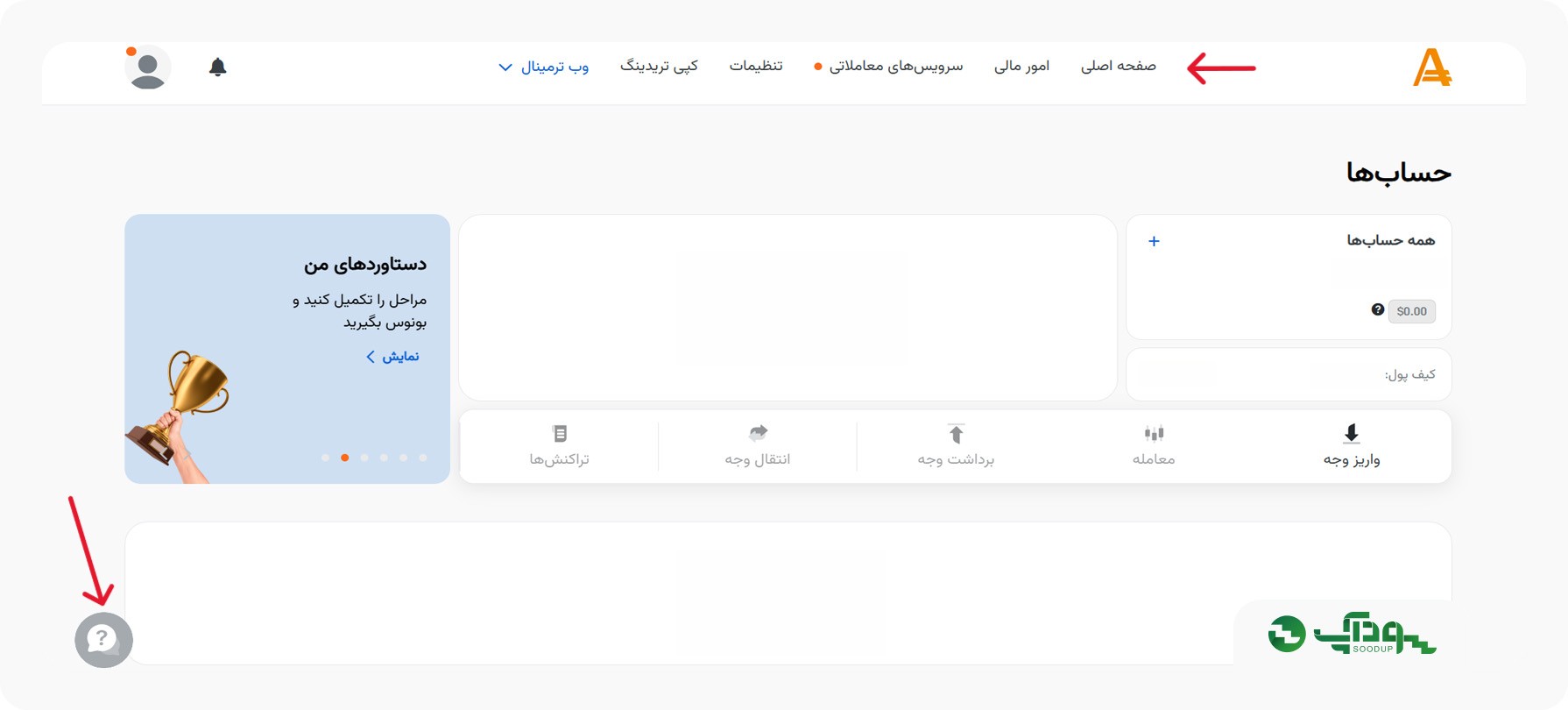 صفحه اصلی کابین شخصی آمارکتس